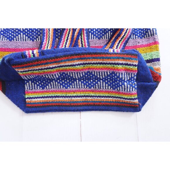 Pinzon Mexican Backpack Boho Woven Baja Bag - Picture 6 of 6